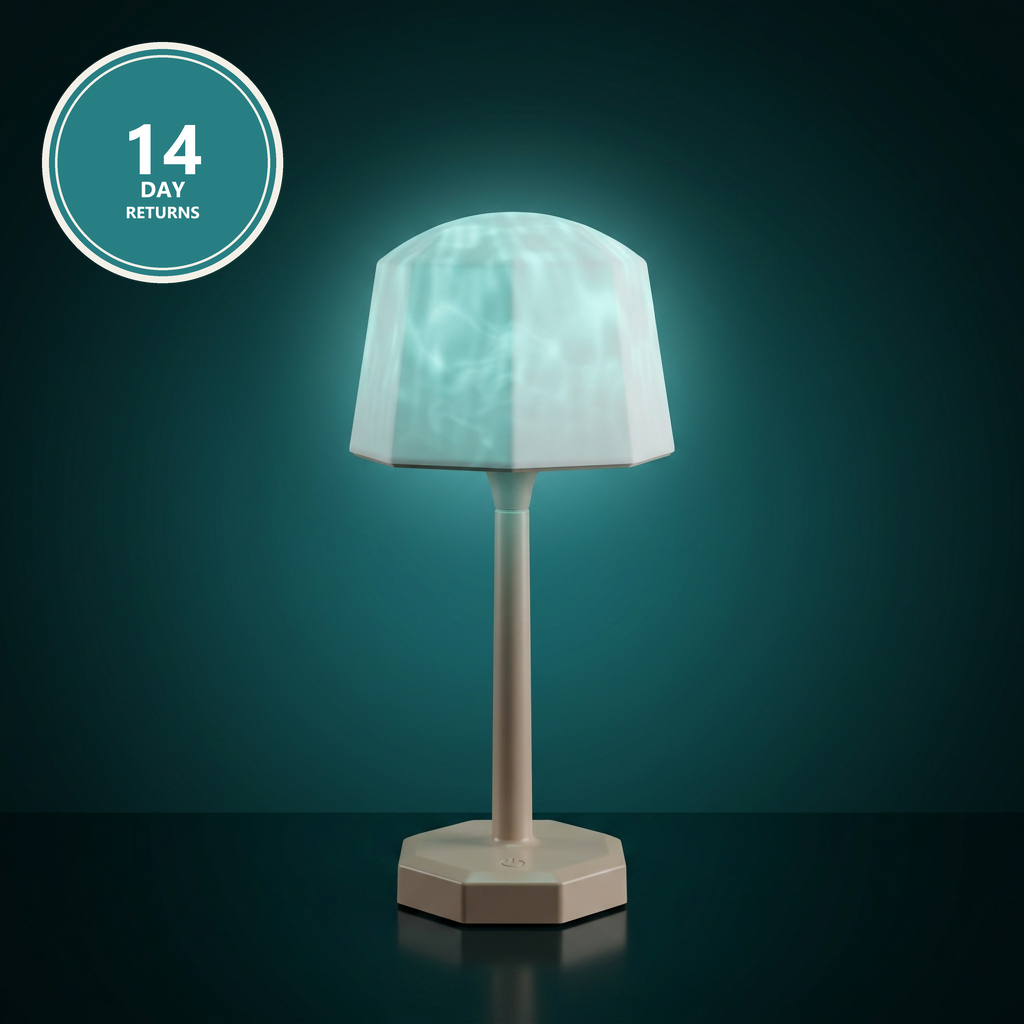 Ripple Glow cordless shower lamp
