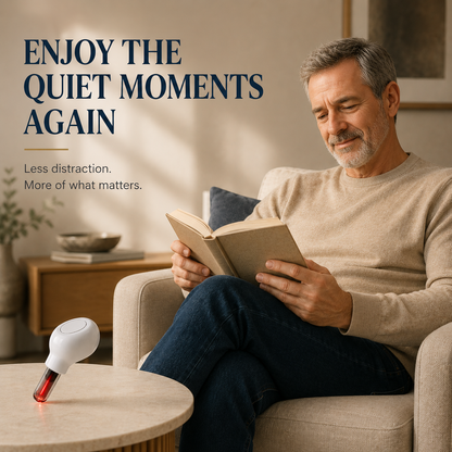 ToneShield™ Daily Ear Therapy. Less Ringing. More Living.