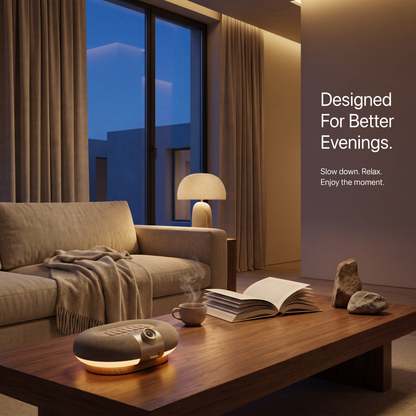 DriftGlow™ White Noise-Projector Sleep Aid